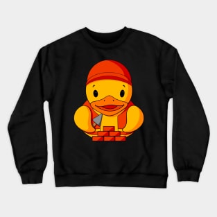 Construction Rubber Duck Crewneck Sweatshirt